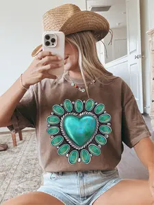 Turquoise Temptation ~ Unisex Short Sleeve CC Garment Dyed T-Shirt Printed in the USA