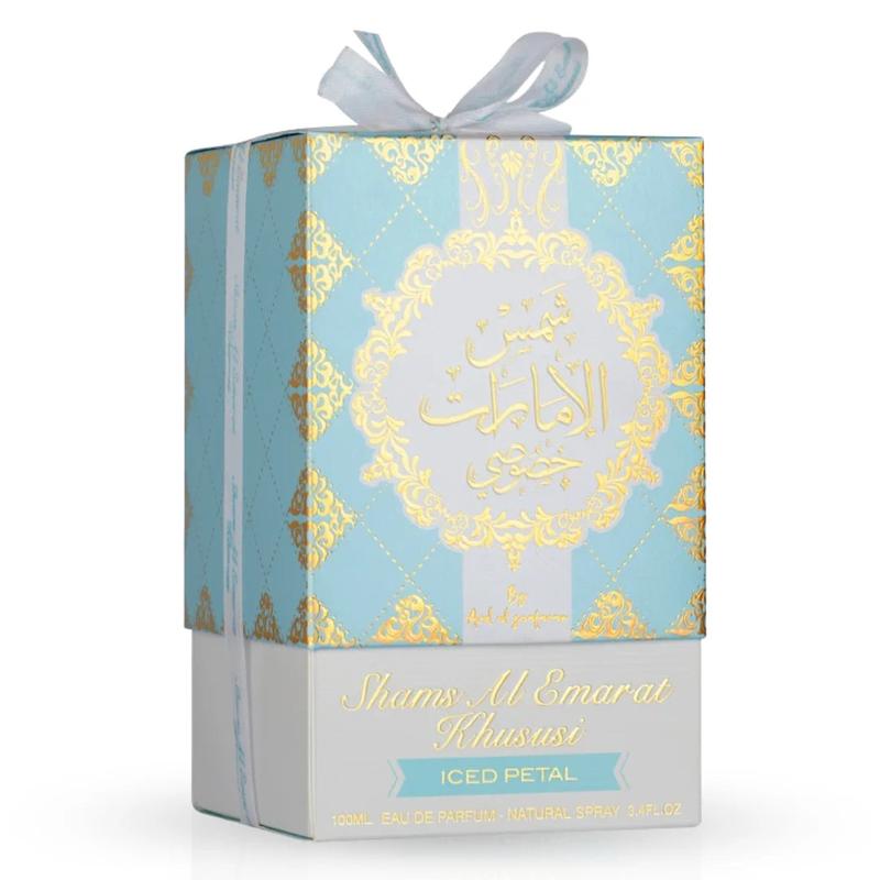 Shams Al Emarat Khususi Iced Petal Eau de Parfum Spray 100ml (3.4 oz) by Ard Al Zaafaran