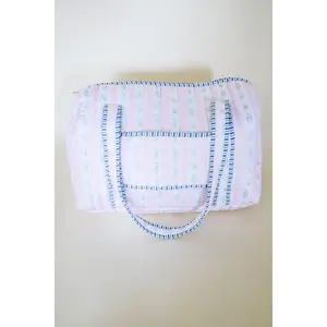 EXCLUSIVE Floral Cotton Quilted Weekender Bag - Pink