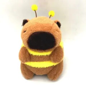 Capybara 9" Kawaii Bumblebee Plush Toy With Pull String For Moveable Wings Adorable Design Interactive Wing Movement Perfect For Kids Collectors | Easter & Spring Basket Gift