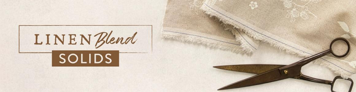 Linen Blend Solids Fabric Collection - Sunkissed