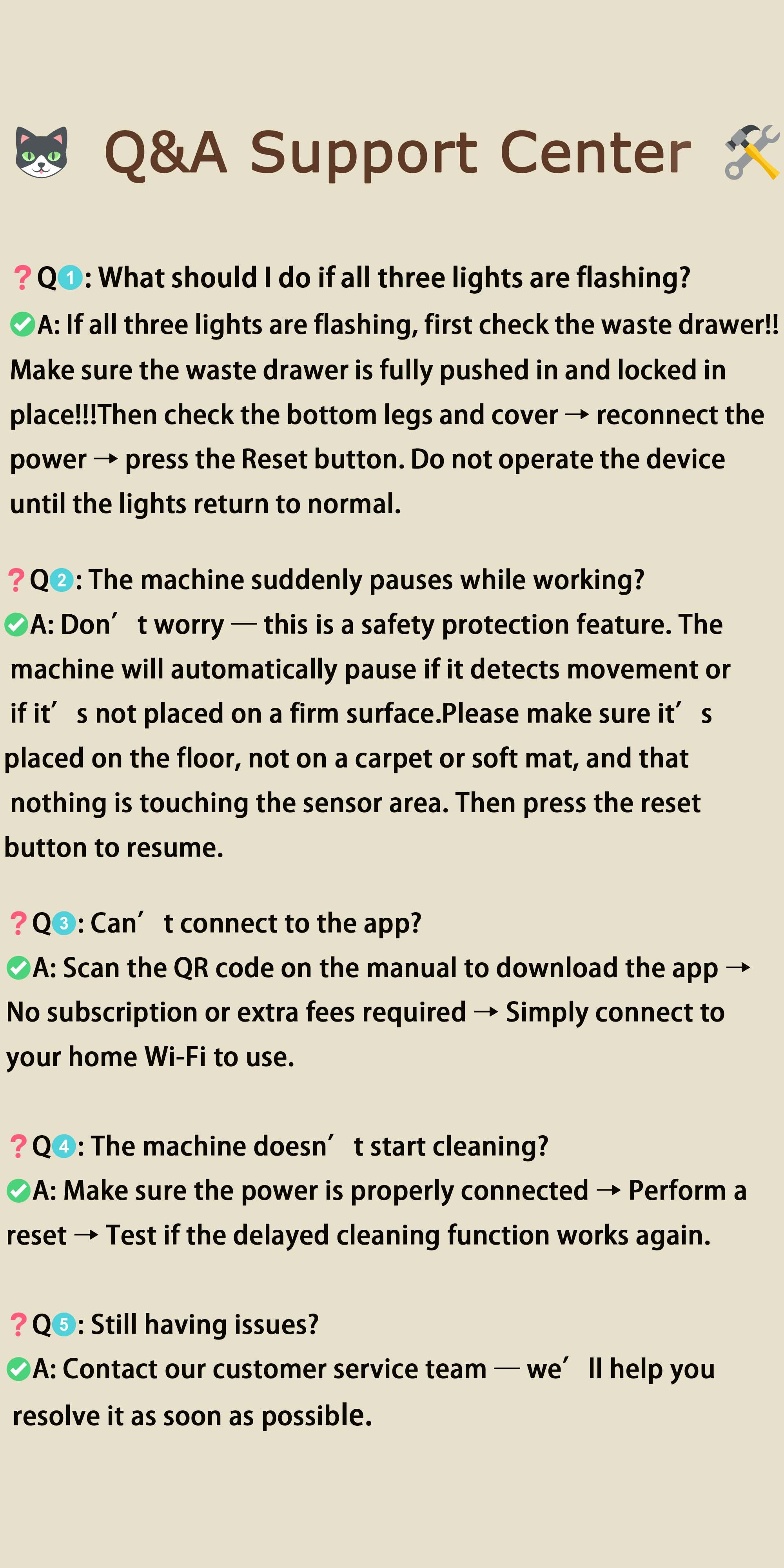 PARUUNTYS x TAYACICY Automatic Self Cleaning Litter Box Open Top with App Control for Multiple Cats 16.5"x16.5" Entrance Dual Safety Tech 10.5L Sealed Waste Bin Leak-Proof Design Cream White - Litterbox(Only supports 2.4G Wifi) PARUUNTYS x TAYACICY Automatic Self Cleaning Litter Box Open Top with App Control for Multiple Cats 16.5"x16.5" Entrance Dual Safety Tech 10.5L Sealed Waste Bin Leak-Proof Design Cream White - Litterbox(Only supports 2.4G Wifi)
