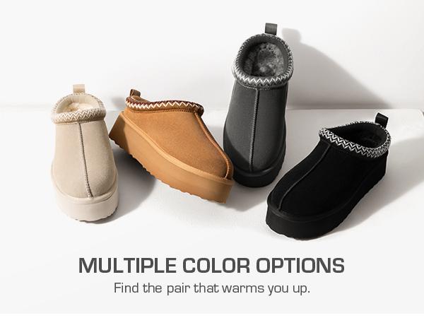 Dream Pairs FuzzyEasy Platform Slip-On Slippers – Genuine Suede, Fluffy Faux-Fur, Indoor/Outdoor Cushion Dream Pairs FuzzyEasy Platform Slip-On Slippers – Genuine Suede, Fluffy Faux-Fur, Indoor/Outdoor Cushion