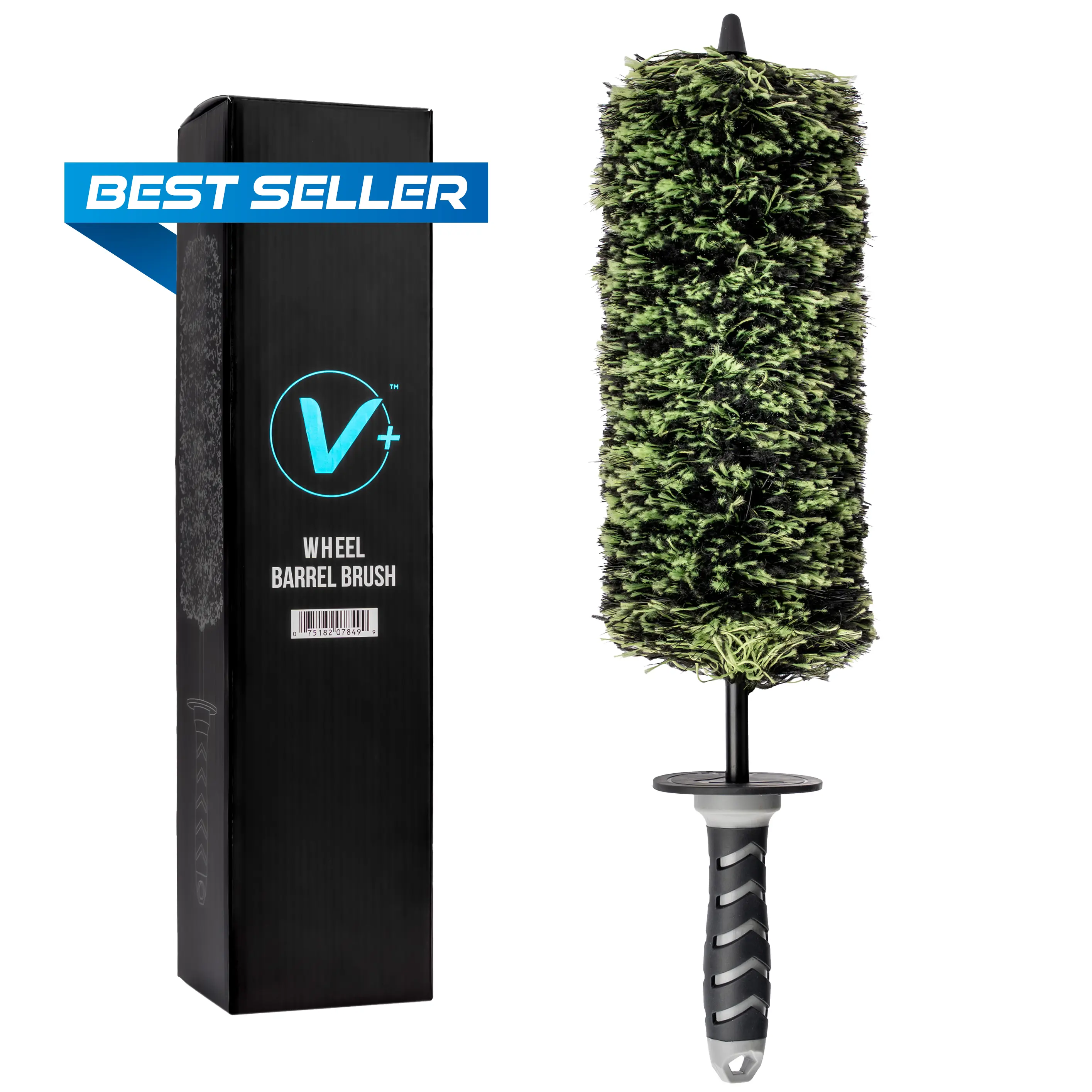 VIKING V+ Wheel Barrel Brush, Cleaning Brush for Wheels, 1 Pack