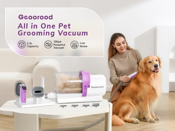 【Geoorood】Dog Grooming Vacuum Kit, Pet Grooming Vacuum with Clipper Nail Grinder, 2.5L Dust Cup Dog deshedding Vacuum Brush with 4-6 Pet Grooming Tools for Shedding Pet Hair, Home Cleaning, Proven Grooming Tool#TikTokShopBlackFriday & CyberMonday 【Geoorood】Dog Grooming Vacuum Kit, Pet Grooming Vacuum with Clipper Nail Grinder, 2.5L Dust Cup Dog deshedding Vacuum Brush with 4-6 Pet Grooming Tools for Shedding Pet Hair, Home Cleaning, Proven Grooming Tool#TikTokShopBlackFriday & CyberMonday