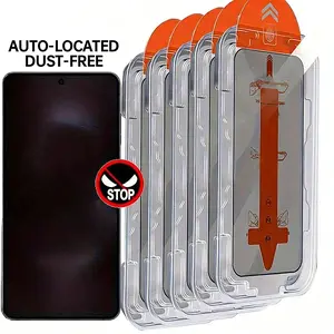 Samsung S24 Privacy Tempered Glass Screen Protector, Anti-Spy, 9H Hardness, Shatterproof, Full Coverage, Click Installation, Bubble-Free