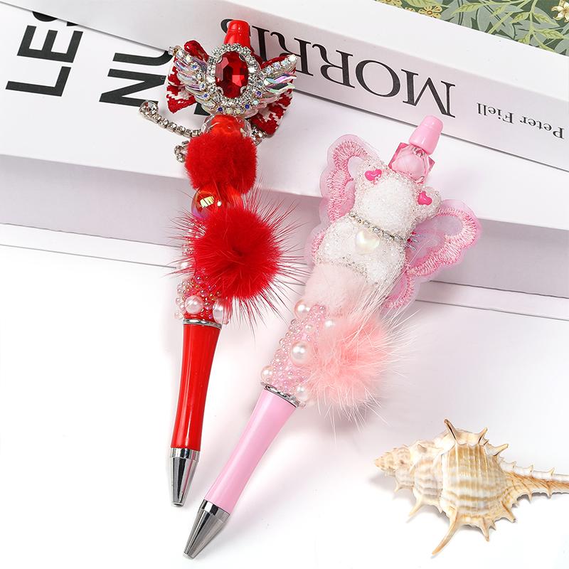 【P286】5pcs-5 Different Designs-Moon,Pearl,Heart ,Lens diy pens