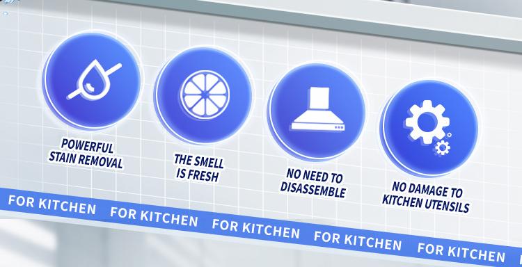 Lanwexy Heavy Duty Degreaser Cleaner Spray for Kitchen, Household, Oven, Stove, Range Hood,Household kitchen cleaners