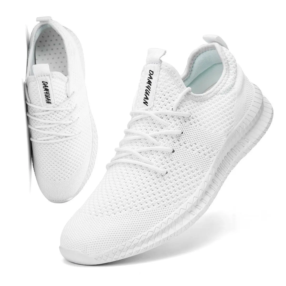 Men's Walking Shoes Non Slip Tennis Shoes Mens Fashion Shoes Lightweight Breathable Mesh Casual Workout Gym Sneakers Athletic Footwear Training Trainer tiktokshopbacktoschool