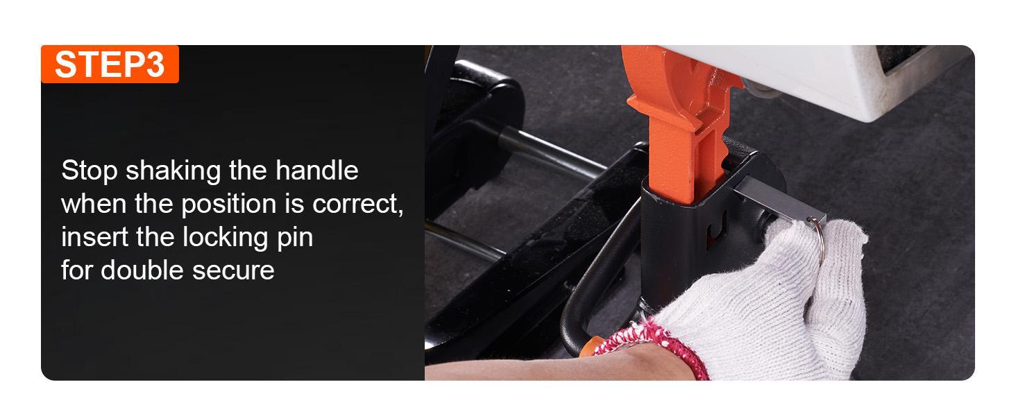 VEVOR Jack Stands, 6 Ton (13,000 lbs) Capacity Car Jack Stands Double Locking, 14.2 -23 inch Adjustable Height, for lifting SUV, Pickup Truck, Car and UTV/ATV, Red, 1 Pair