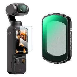 【K&F CONCEPT】Magnetic Black Diffusion 1/2 Filter for DJI Osmo Pocket 3, Creative Mist Cinematic Effect Filters for Video/Vlog/Portrait Photography