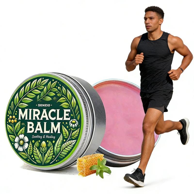 Senzio Miracle balm Leg care cream - Gentle Formula for All Skin Types, Soothes Swollen Legs and Relieves Muscle Discomfort (1.05oz)