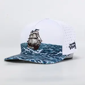 Pirate ship full waves Hat (Laser Cut)