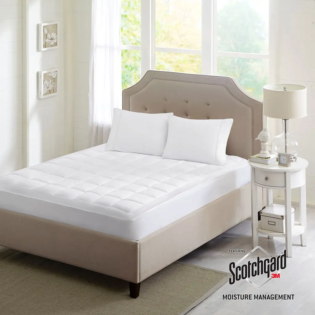 3M Microfiber Mattress Pad, Microfiber Mattress Topper, Mattress Protector Pad