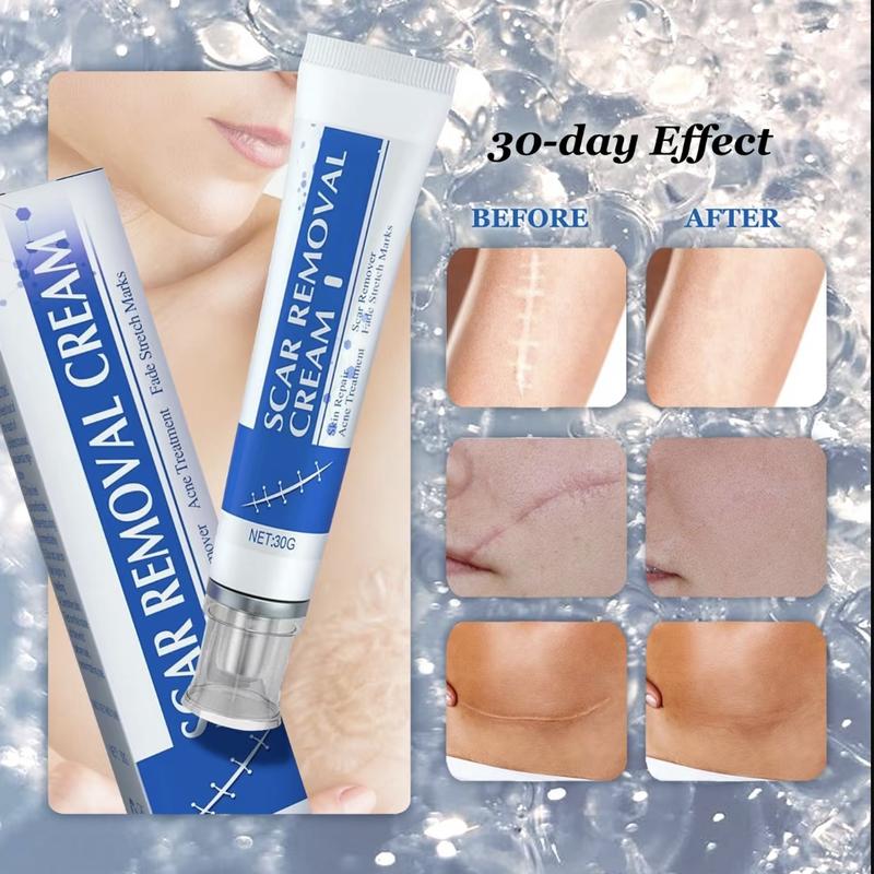 Professional Scar Removal Gels, Advanced Silicone Scar Removal Cream for Burn,Acne Old Scar Removal Cream for Face & Body | Fades Dark Scars