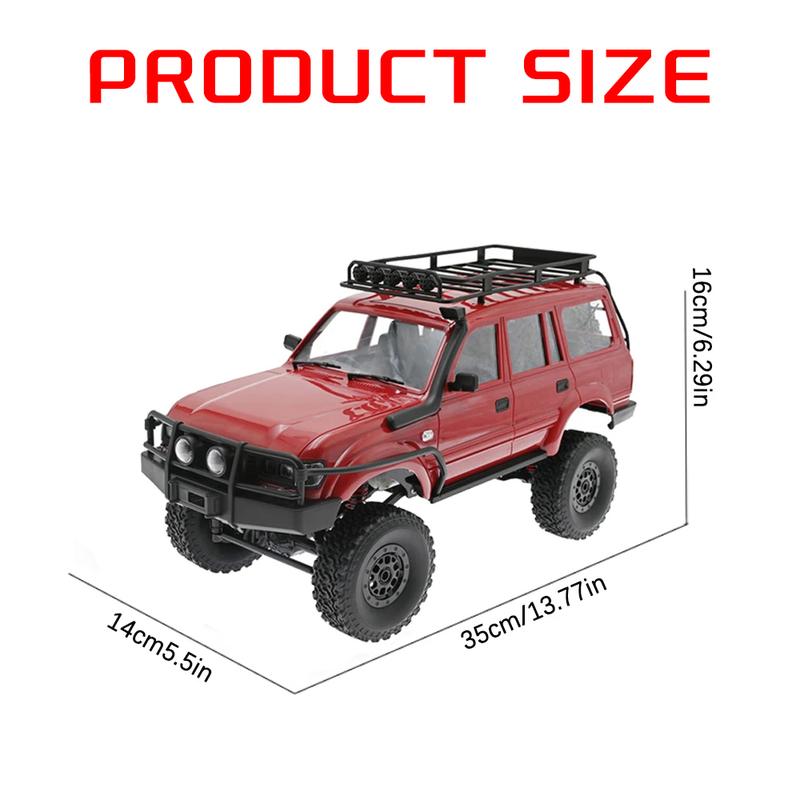 1:16Valentine's day BEST gift Proportion 4WD Climbing Remote ControlCarRechargeable Electric Toy Car, Outdoor AdventureEnthusiastPerfect Gift