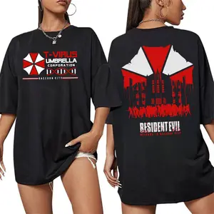 Resident Evil Umbrella Corporation T-Virus Shirt – Raccoon City Horror Game Tee, Casual Short Sleeve Graphic T-shirt, Gift for friends, Gift For Fans, Unisex Tee, Full Colors