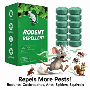 12 Pack Popular Natural Rodent Repellent Balls! Infused with peppermint and lemon oil, these balls effectively deter squirrels, rats, spiders, and other pests. Safe, long - lasting, and easy - to - use for both indoor and outdoor applications