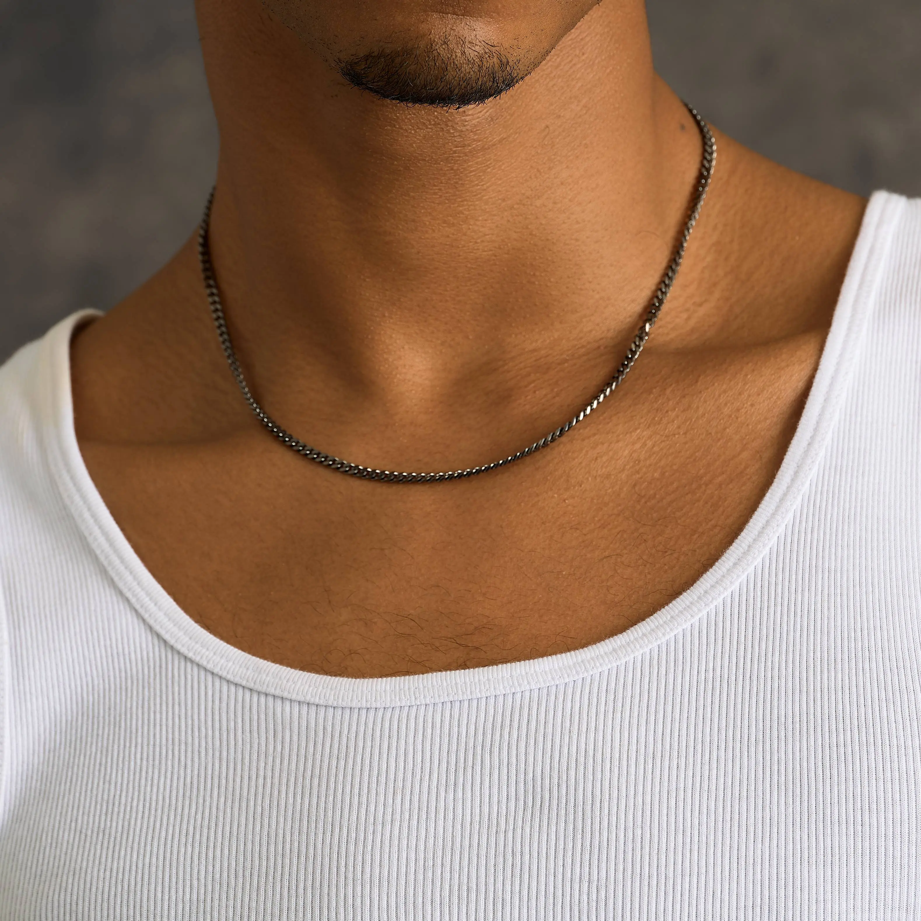 GLD Micro Cuban Chain in Black - 3mm - Perfect Gift
