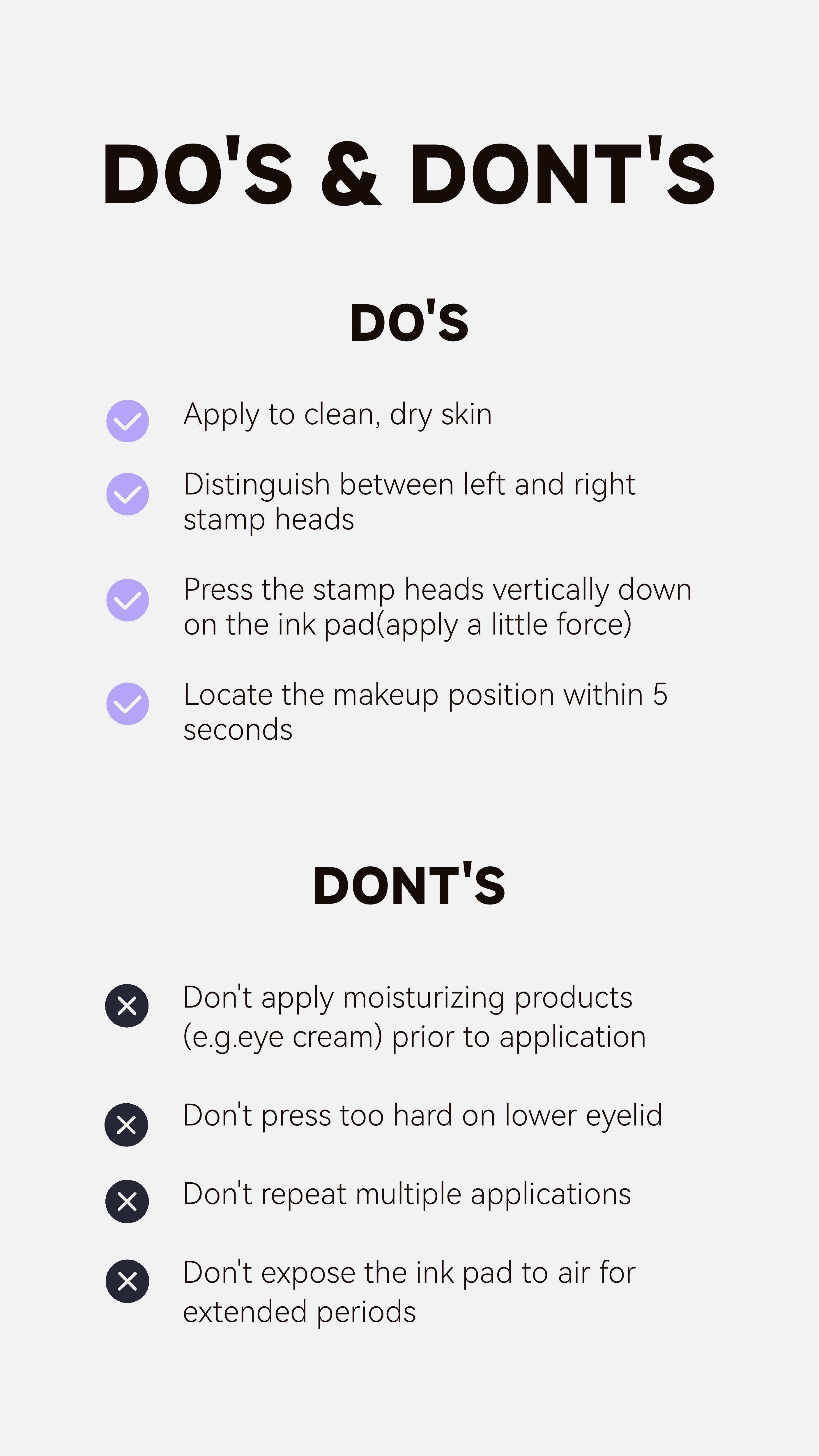 Unicos Lower Eyelash Stamp, 2-in-1 Eyeliner makeup tool for eyelash, Waterproof & Smudge-Proof Ink, Natural Look for Beginners Makeup Tool - Lash Extensions,Cosmetic