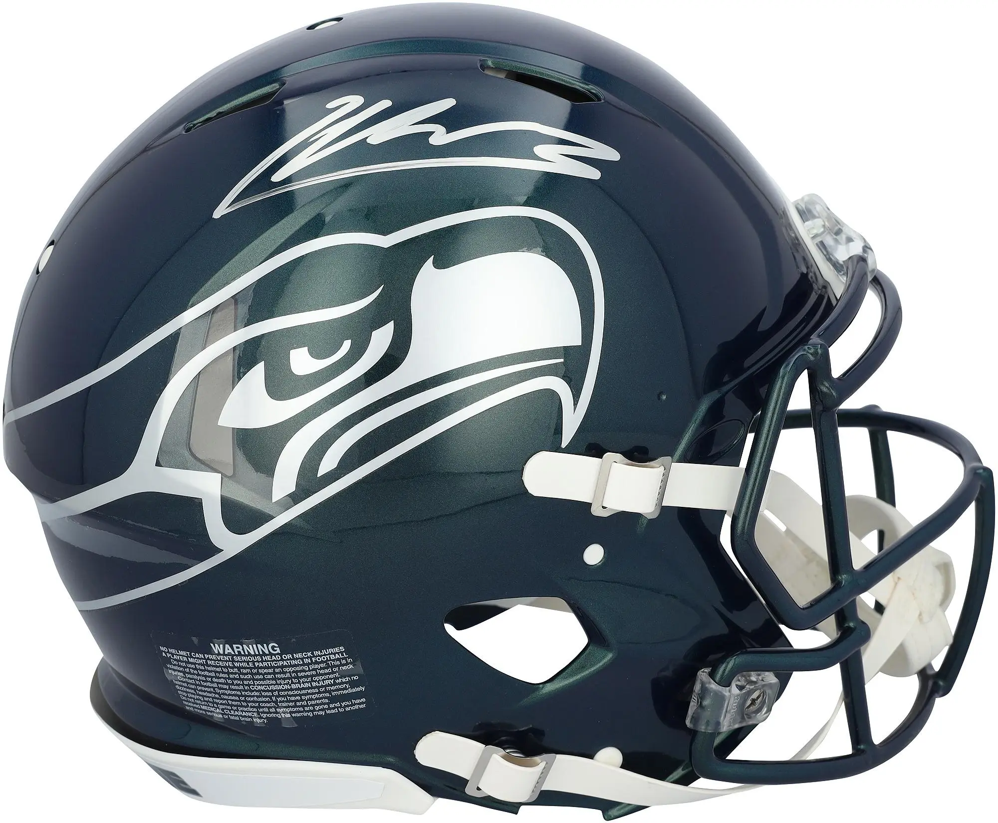 Kenneth Walker III Seattle Seahawks Autographed Riddell Rivalry Speed Authentic Helmet - Fanatics Authentic Certified