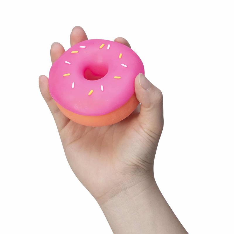 NeeDoh Dohnuts -  Sensory Toy with Fun Dough Filling - Assorted Designs - Ages 3 and Up - One randomly selcted piece