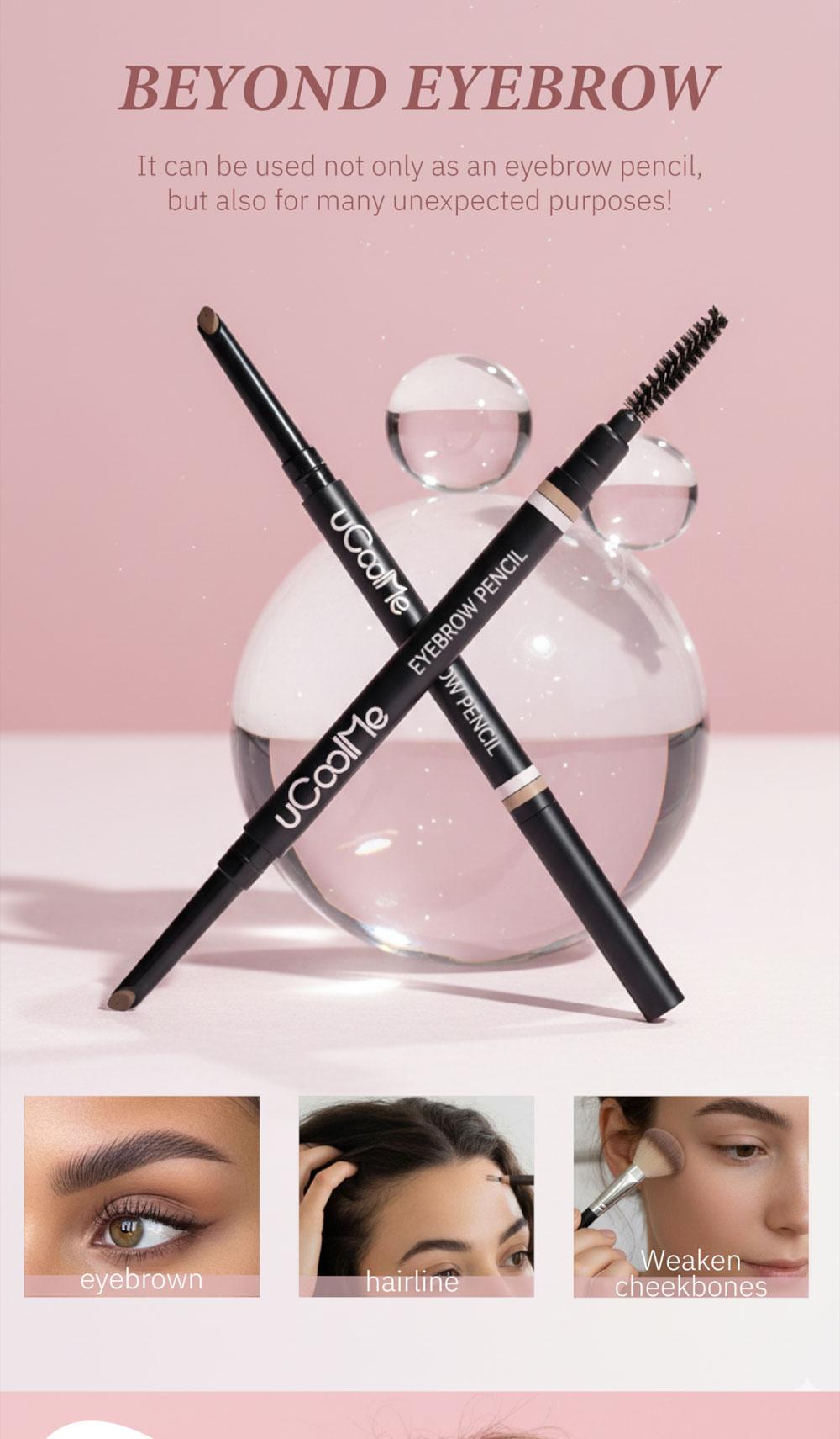 uCoolMe Smooth Machete Eyebrow Pencil, 1 Count Long Lasting Real Hair Brow Pencil, Waterproof Blade Eyebrow Pencil –Eye Brow Makeup Tool, Makeup Accessories, Cosmetic Product for Women 24H Stay, No Smudge, Easy Natural Brows TikTokShopHolidayHaul