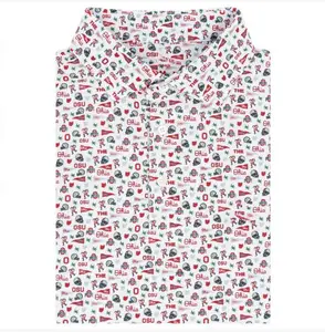 The Ohio State Gameday Men's Short Sleeve Collegiate Polo, Golf Lovers Gift, Summer Golf Polo Shirt, Gift for Golf Lovers, Lightweight Summer Golf Shirts, Style Polo 3D Golf, Polo 3D Sport, Funny Polo 3D Golf