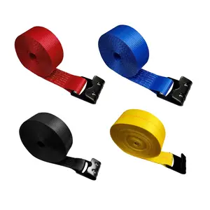 3" x 40', 50', 60' USA Custom Made Winch Straps w/ Flat Hooks