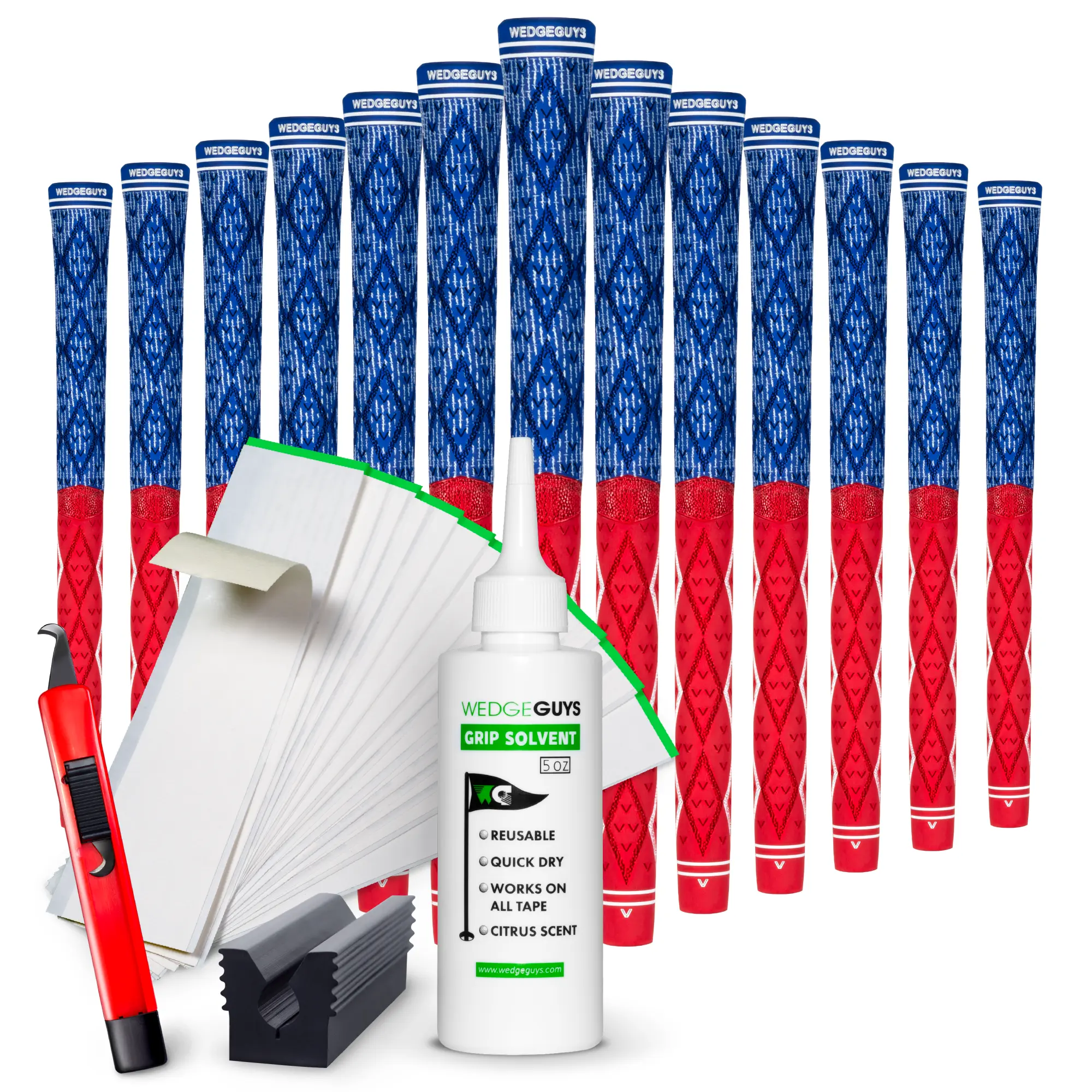 Diamond Hybrid Golf Grip & Kit Bundle - Choose Color and Size