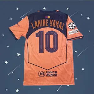 25 26  Second Away No.10 Lamine Yamal Short sleeve Soccer jerseys