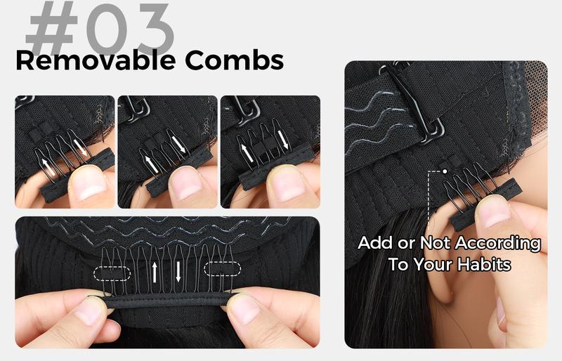 OQ Hair 9x6 TPart Layered Cut Wear Go Wigs 220% Density Yaki Straight Short Bob Wig Human Hair Pre Bleached Tiny Knots With Drawstring