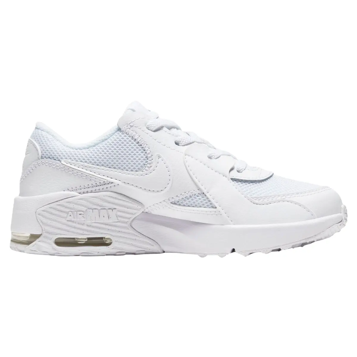 Nike Air Max Excee Triple White Kids Fashion Shoes New
