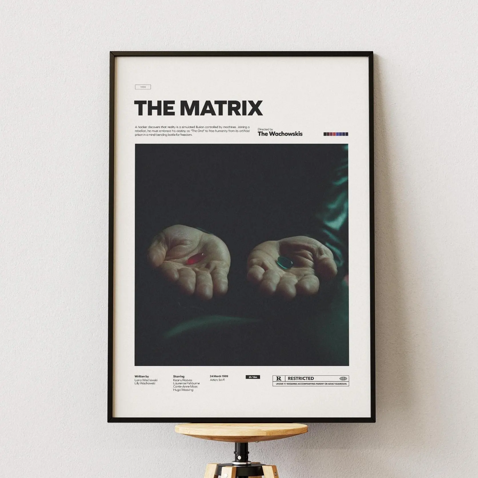 The Matrix Poster Wall Art Aesthetic Room Decor Modern Home Decor Stylish Wall Print Trendy Interior Decoration