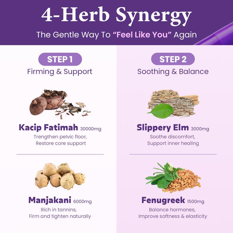 Women'S Secret Bottle- 60 Tablets - Healthcare | Kacip Fatimah 1000MG |Plus with manjakan & Slippery Elm & Fenugreek（Old & New Packaging--Mixed Shipment）