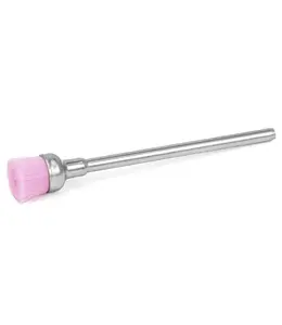 Tones Small Cleaning Brush - Pink Handle, Metal Tip for Nail Care and Manicure