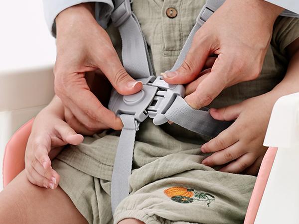 HARPPA 6-in-1 Convertible Baby High Chair, Foldable Highchair with Removable Tray, Baby Feeding Chair With Harness & Storage Basket, Christmas Toddler Gift, Baby Items