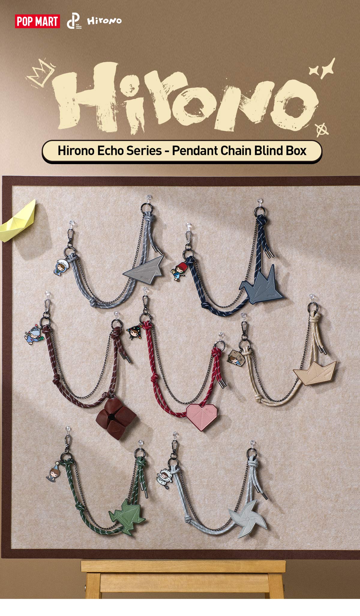 POP MART Hirono Echo Series - Pendant Chain Blind Box