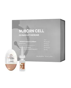 [Blanc Dubu] Nuborn Cell Go Back Exosome Ampoule Kit | Advanced Moisturizing Stem Cell Serum Ampoule for Dry Skin | Intense Hydration with Collagen Peptides | Made in Korea, 8ea x 0.3g | 60ml