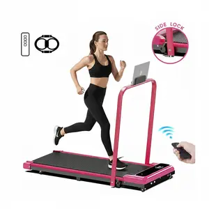 [Adjustable Incline]Foldable Treadmill, Low-Nolse MotorWalking Pad, 265lbs Welght Capaclty,Remote Control & Wheels for Easymobility, Comes with Free ResistanceBands, Dual Shock-AbsorptionSystem