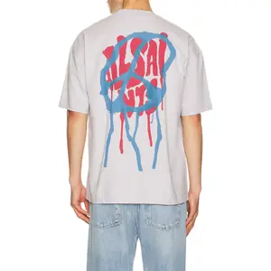 ALLSAINTS Runner Tee in Smoke Purple