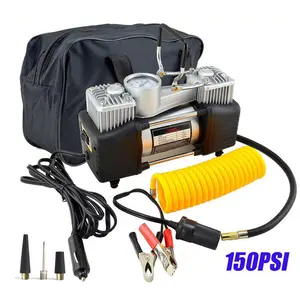 Heavy Duty Portable Air Compressor Car Tire Inflator Electric Pump Auto 12V Heavy Duty Portable Air Compressor Car Tire Inflator Electric Pump Auto 12V