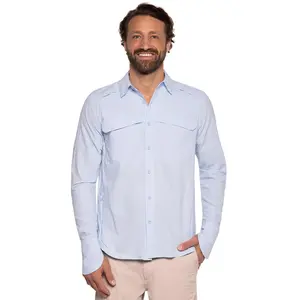 Men's Nassau Long Sleeve Fishing Shirt | Light Blue