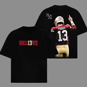 New 'Run CMC' Christian McCaffrey 23 For 49ers Faithful Game Day Fit Cotton T-Shirt (Game Day), CMC Fans Outfit, Niner Gang Outfit 02O
