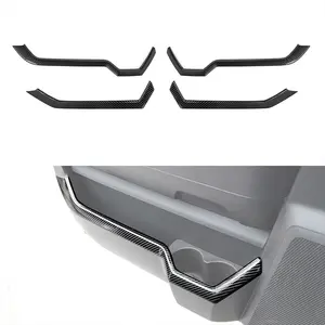 For 2010-2017 Dodge RAM Front & Rear Door Storage Box Trim Decor Strip Cover