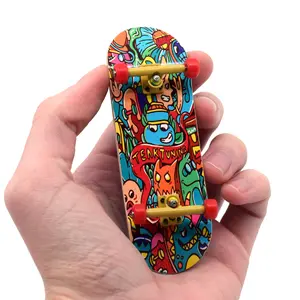 32mm Prolific Gen2 Fingerboard Complete - "Bubble Bushings & Monsters" Graphic - Gen2 Prodigy Trucks + Pro Duro Bubble Bushings