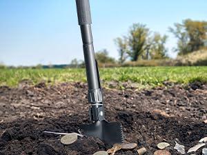 [3 OFF] Best Gift GoGonova Waterproof Metal Detector for Adults & Kids, with High Accuracy Lightweight 8" Search Coil, All Metal & Disc Modes Tool Portable