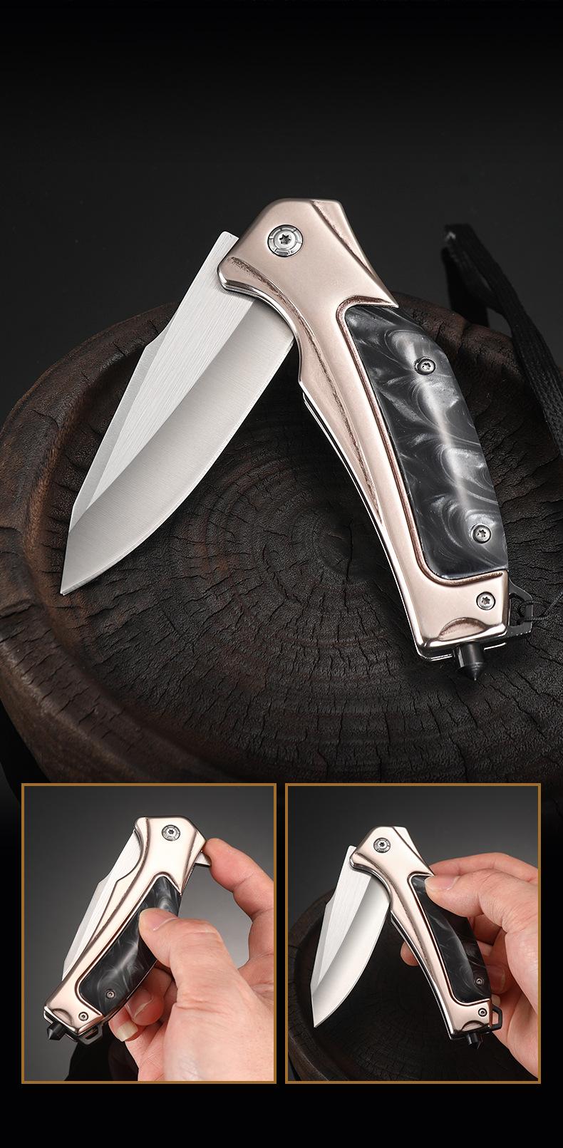 Top Rated Lightweight Foldable Utility Gear - Resin Handle Stainless Steel Tool, Trending EDC Pick for Camping Hiking Survival Trips, Ideal Gift for Outdoor Lovers & Adventure Seekers