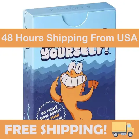 1-3 Pack Fish Card Game for Adults 2026 New Night Party Game Family Classic Interactive Fun Gag Gift for Friends Couples Co-workers 1 Piece quick easy setup