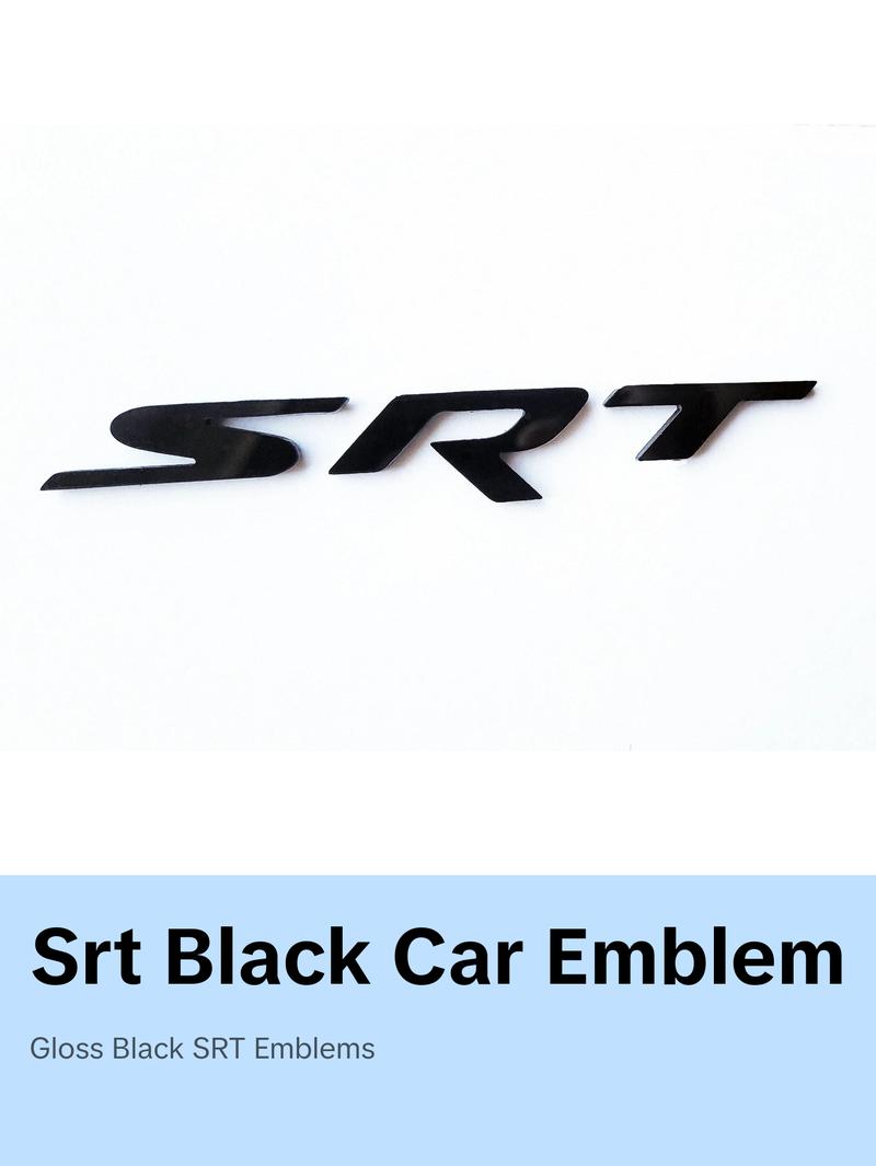 SRT Badge Emblem Logo for Dodge RAM TRX Trackhawk Jeep Challenger Charger